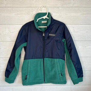 Columbia Kids Jacket - Navy and Green